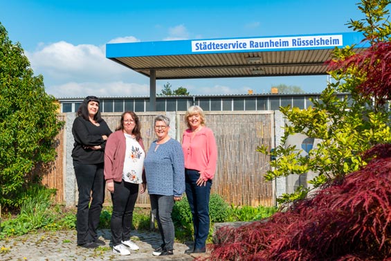 Das Team vom Servicecenter des Städteservice